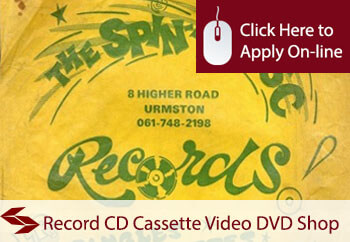Record CD Cassette Video DVD Shop Insurance